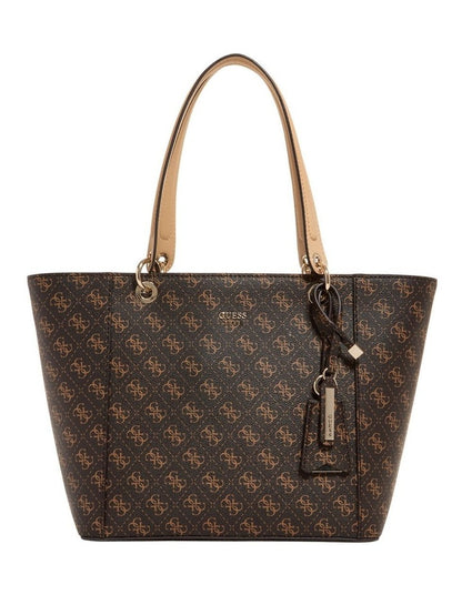 Kamryn Logo Tote Bag in Brown