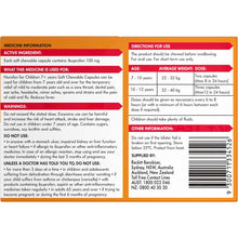 Nurofen For Children 7+ Yrs Chewable Ibuprofen Orange 24 Pack