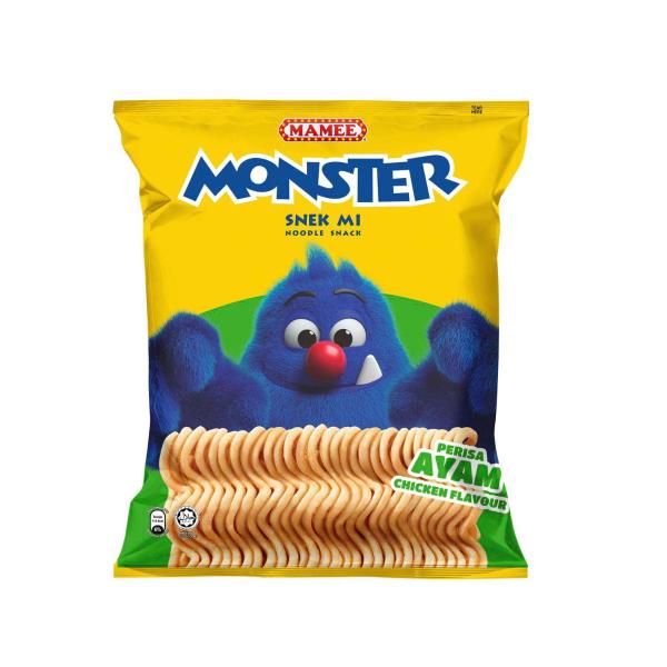 MAMEE MONSTER NOODLE SNACK CHICKEN 8 PACK 200G