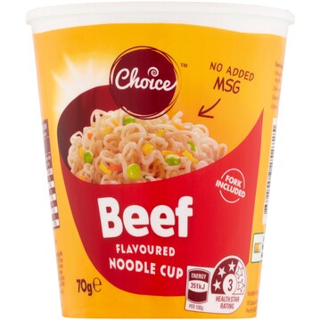 Choice Beef Noodle Cup 70g