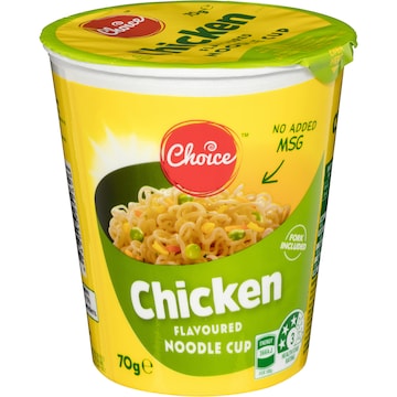 Choice Chicken Noodle Cup 70g