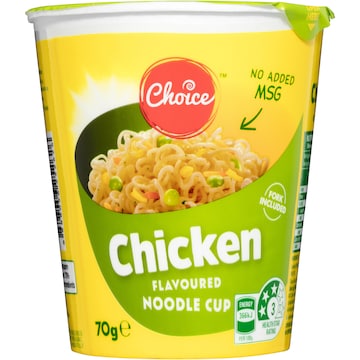 Choice Chicken Noodle Cup 70g