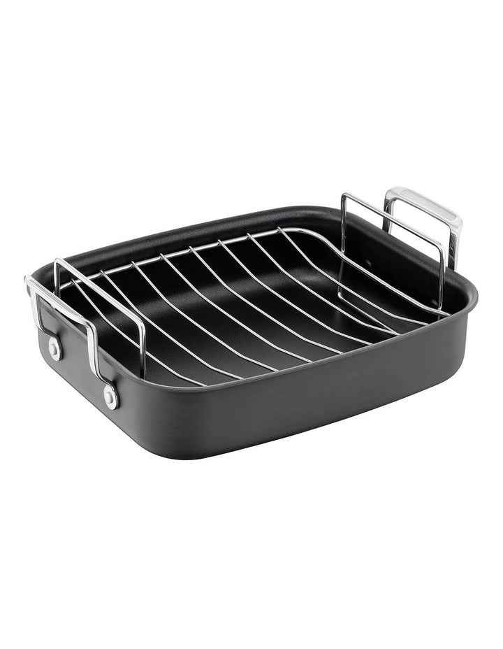 Jamie Oliver Premium Roaster with Rack 26x32cm in Black
