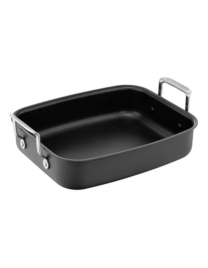 Jamie Oliver Premium Roaster with Rack 26x32cm in Black