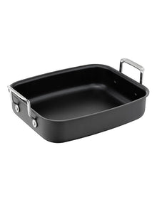 Jamie Oliver Premium Roaster with Rack 26x32cm in Black