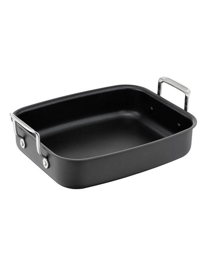 Jamie Oliver Premium Roaster with Rack 26x32cm in Black