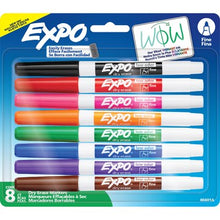 Expo Whiteboard Marker Pens Fine Point Fashion Colours 8 pack