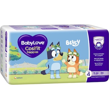 BabyLove Cosifit Nappies Size 4 (9-14kg) 34 pack