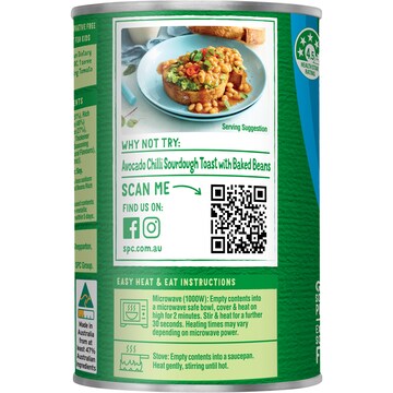 SPC Baked Beans Rich Tomato Salt Reduced 425g