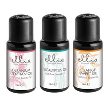 Homedics Ellia Oil 3  Pack (Eucalyptus, Orange, Geranium)