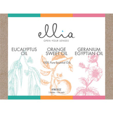 Homedics Ellia Oil 3  Pack (Eucalyptus, Orange, Geranium)