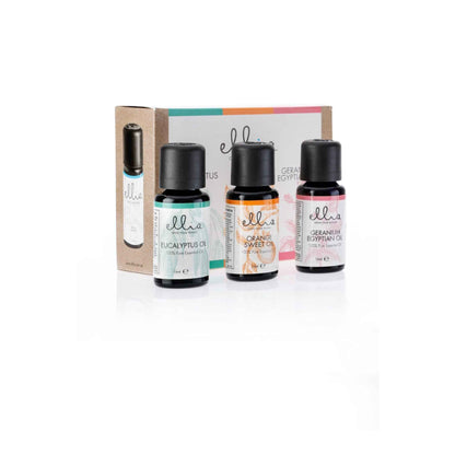 Homedics Ellia Oil 3  Pack (Eucalyptus, Orange, Geranium)