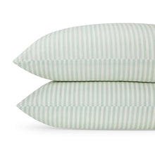 250 Thread Count Stripe Cotton Sheet Set - King Bed, Sage