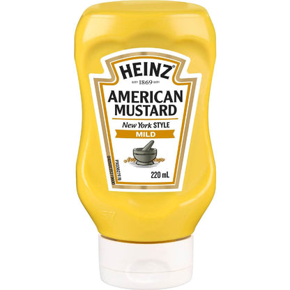 Heinz American Mustard Squeeze Bottle 220ml