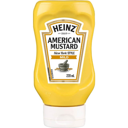 Heinz American Mustard Squeeze Bottle 220ml