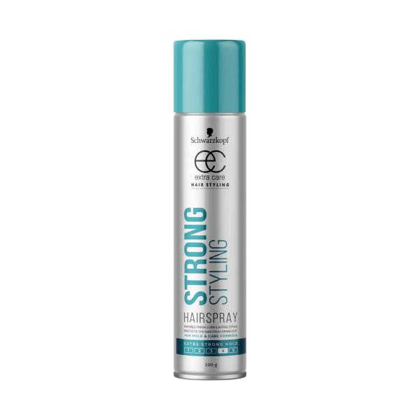 SCHWARZKOPF EXTRA CARE HAIRSPRAY STRONG HOLD 100GRAM