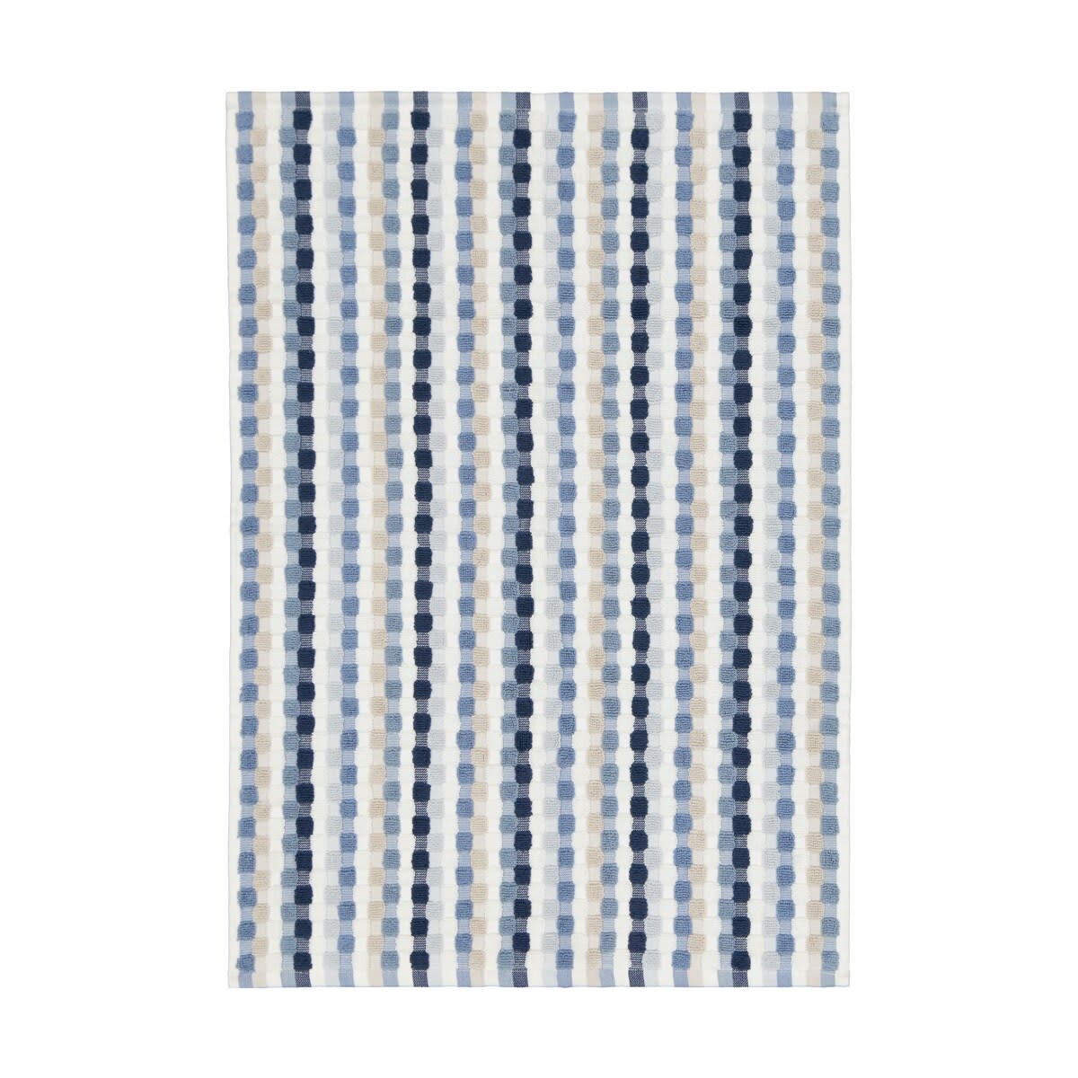 Blue Popcorn Cotton Hand Towel