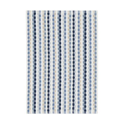 Blue Popcorn Cotton Hand Towel