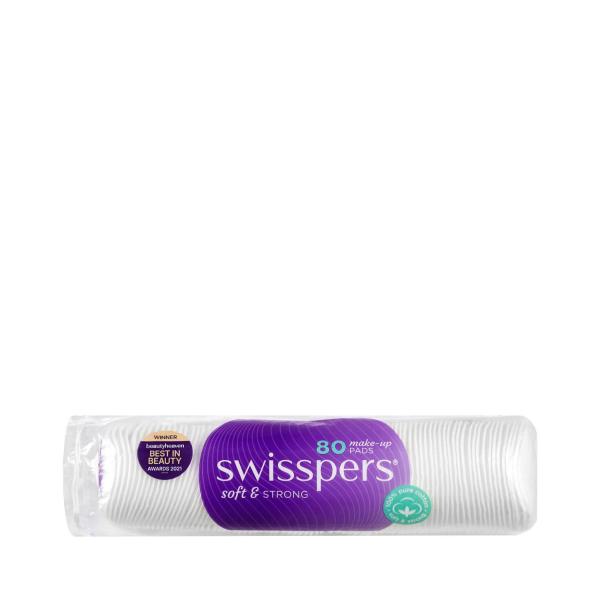SWISSPERS COTTON MAKE-UP PADS ROUND 80 PACK