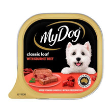 MY DOG ADULT WET DOG FOOD CLASSIC LOAF WITH GOURMET BEEF TRAY 100G