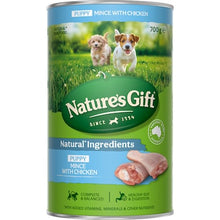 Nature's Gift Puppy Wet Dog Food Mince With Chicken 700g
