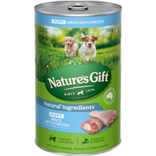 Nature's Gift Puppy Wet Dog Food Mince With Chicken 700g