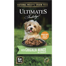 Ultimates Indulge Dog Food Chicken Mince In Gravy 100g x 6 pack