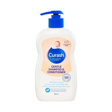 CURASH GENTLE BABY SHAMPOO & CONDITIONER TEAR FREE 400ML