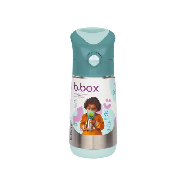 B.BOX INSULATED DRINK BOTTLE STRAW TOP 350ML 1 EACH
