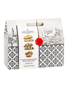 Traditional Italian Biscotti & Amaretti Box 3x150g