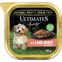 Ultimates Indulge Dog Food Lamb Mince In Gravy 100g
