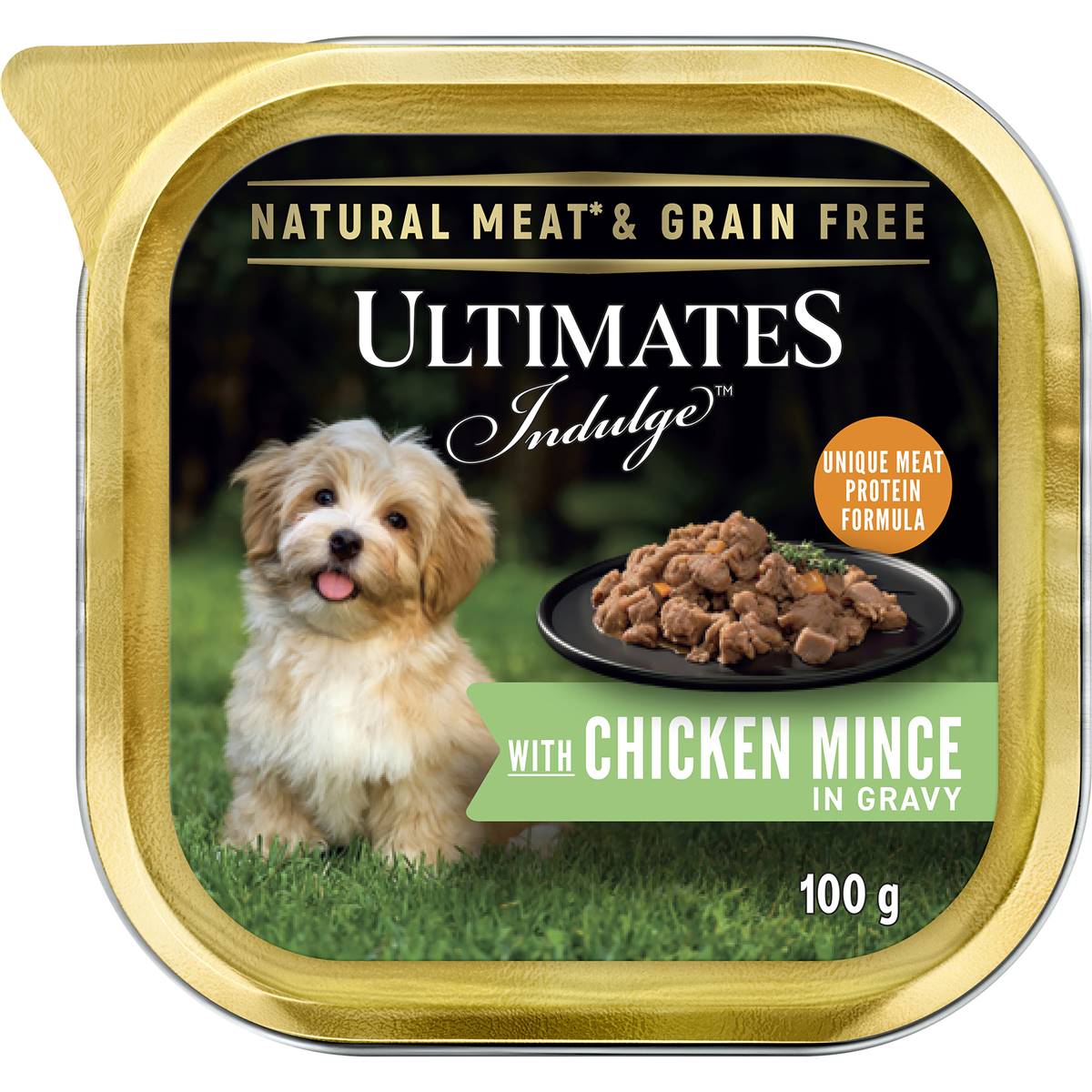 Ultimates Indulge Dog Food Chicken Mince In Gravy 100g