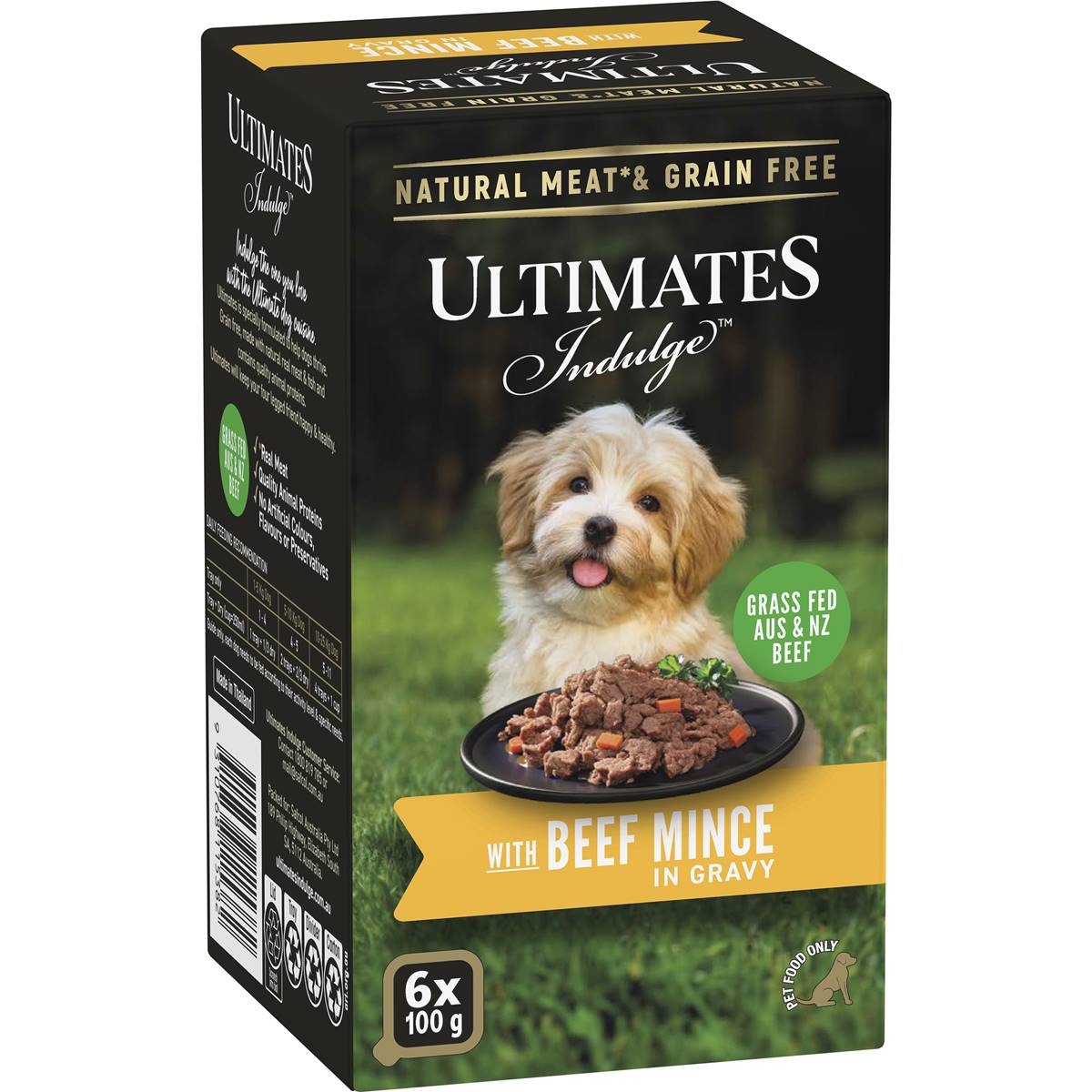 Ultimates Indulge With Beef Mince In Gravy 100g x 6 pack