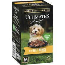 Ultimates Indulge Wet Dog Food Beef Mince In Gravy 100g x 6 pack