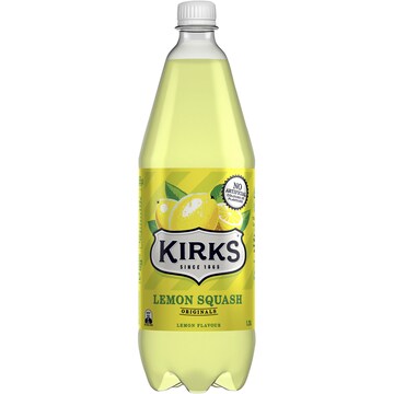 Kirks Lemon Squash Bottle Bottle 1.25L