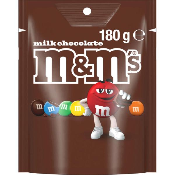 M&M'S MILK CHOCOLATE SNACK & SHARE BAG 180G