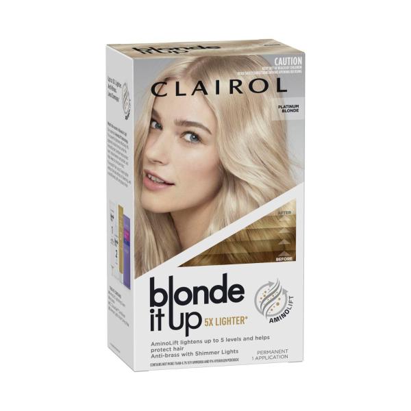CLAIROL BLONDE IT UP PLATINUM BLONDE PERMANENT HAIR COLOUR