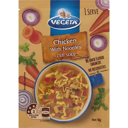 Vegeta Chicken With Noodles Cup Soup 18g