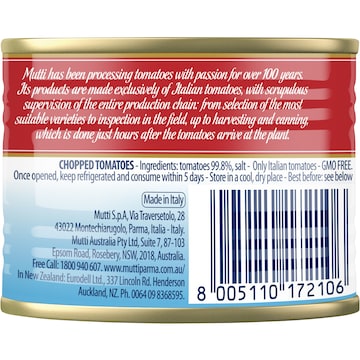 Mutti Polpa Chopped Tomato 210g