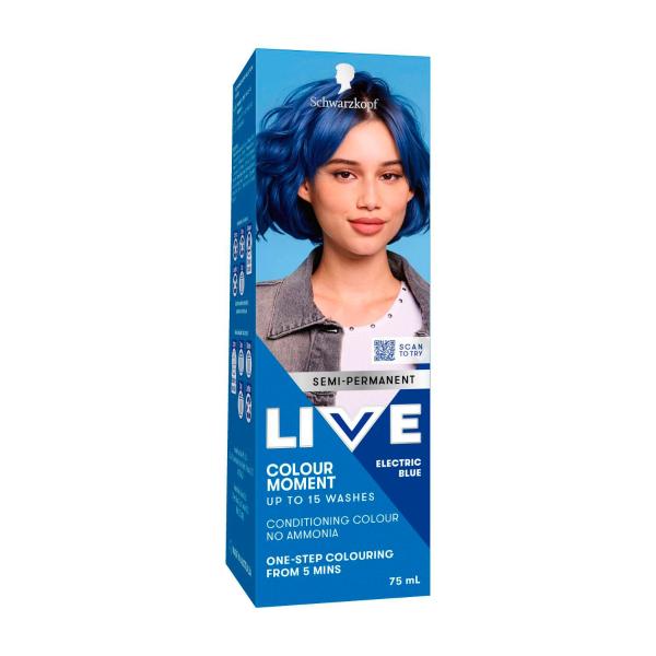 SCHWARZKOPF LIVE COLOUR ULTRA BRIGHTS ELECTRIC BLUE 75ML