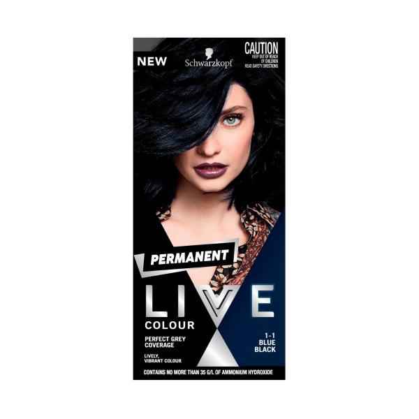 Live Colour Permanent 1.1 Blue Black
