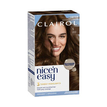 CLAIROL NICE'N EASY 5 MEDIUM BROWN PERMANENT HAIR COLOUR