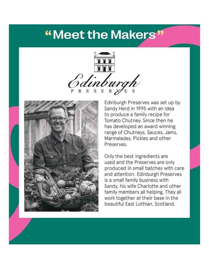 Edinburgh Chutneys & Relishes for Cheese & Meats Box 750g