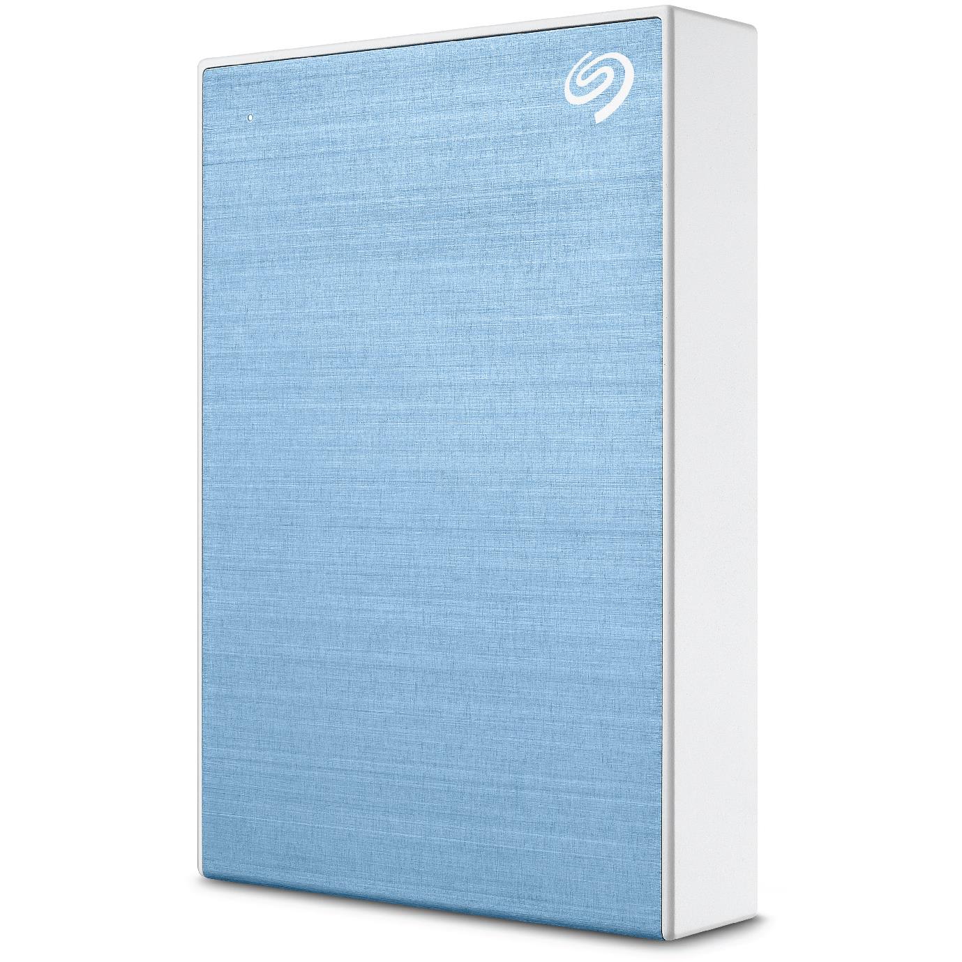 Seagate One Touch Portable 4TB Hard Drive (Blue)