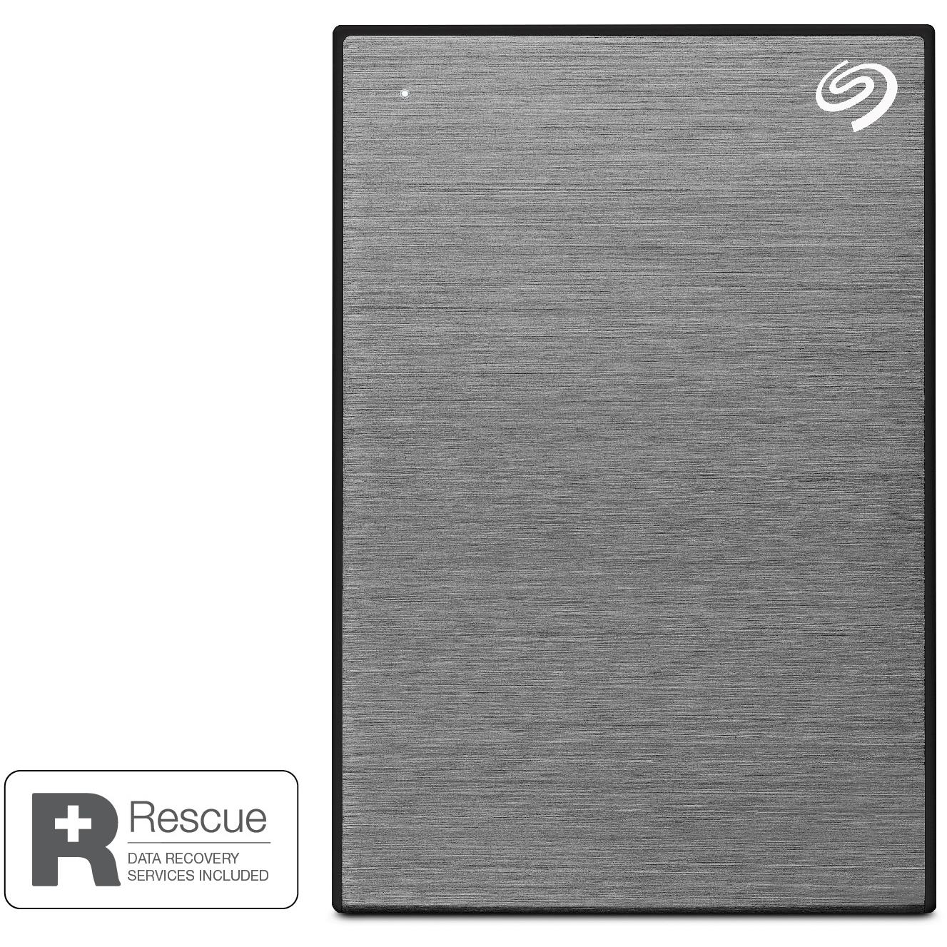 Seagate One Touch Portable 4TB Hard Drive (Grey)