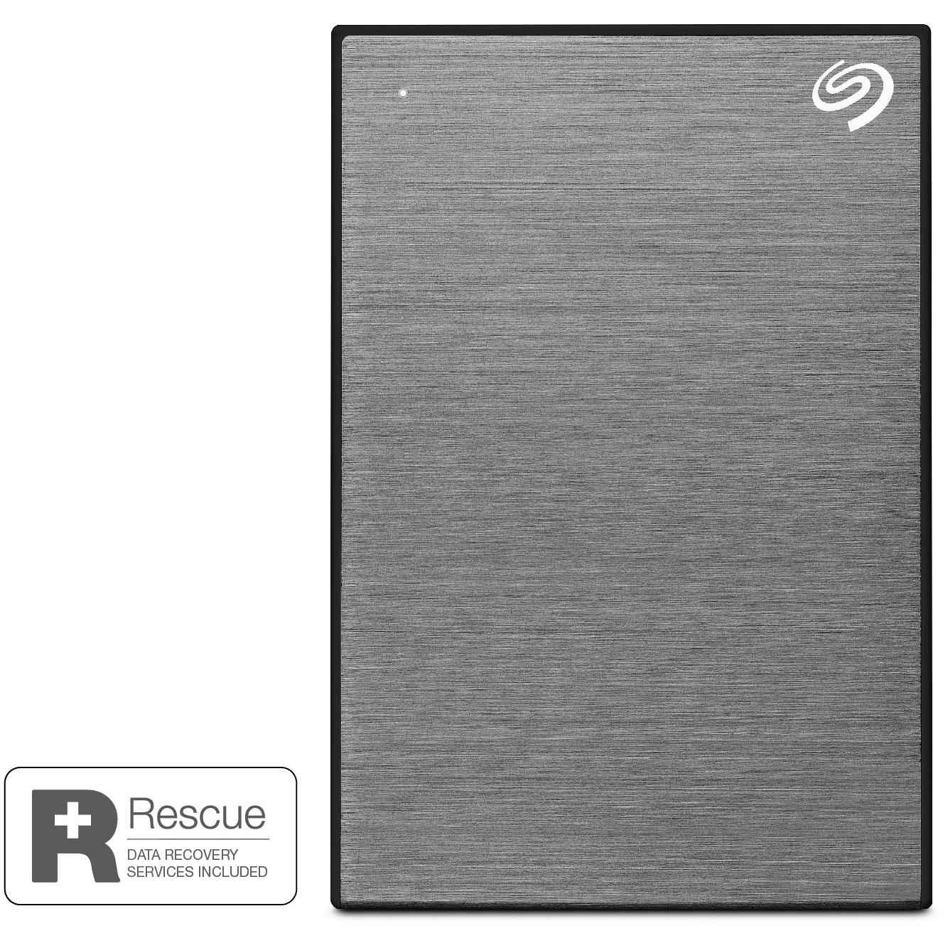 Seagate One Touch Portable 5TB Hard Drive (Grey)