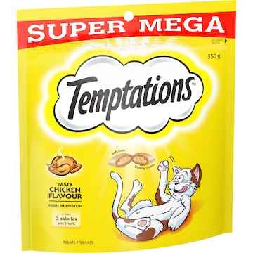 Temptations Treats For Cats Tasty Chicken Flavour 350g