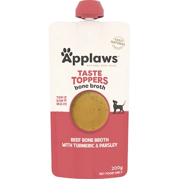 Applaws Taste Toppers Bone Broth Beef For Dogs 200g