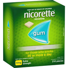 Nicorette Quit Smoking Extra Strength Nicotine Gum Classic 210 pack