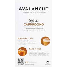 Avalanche Cappuccino Sachets 10 pack